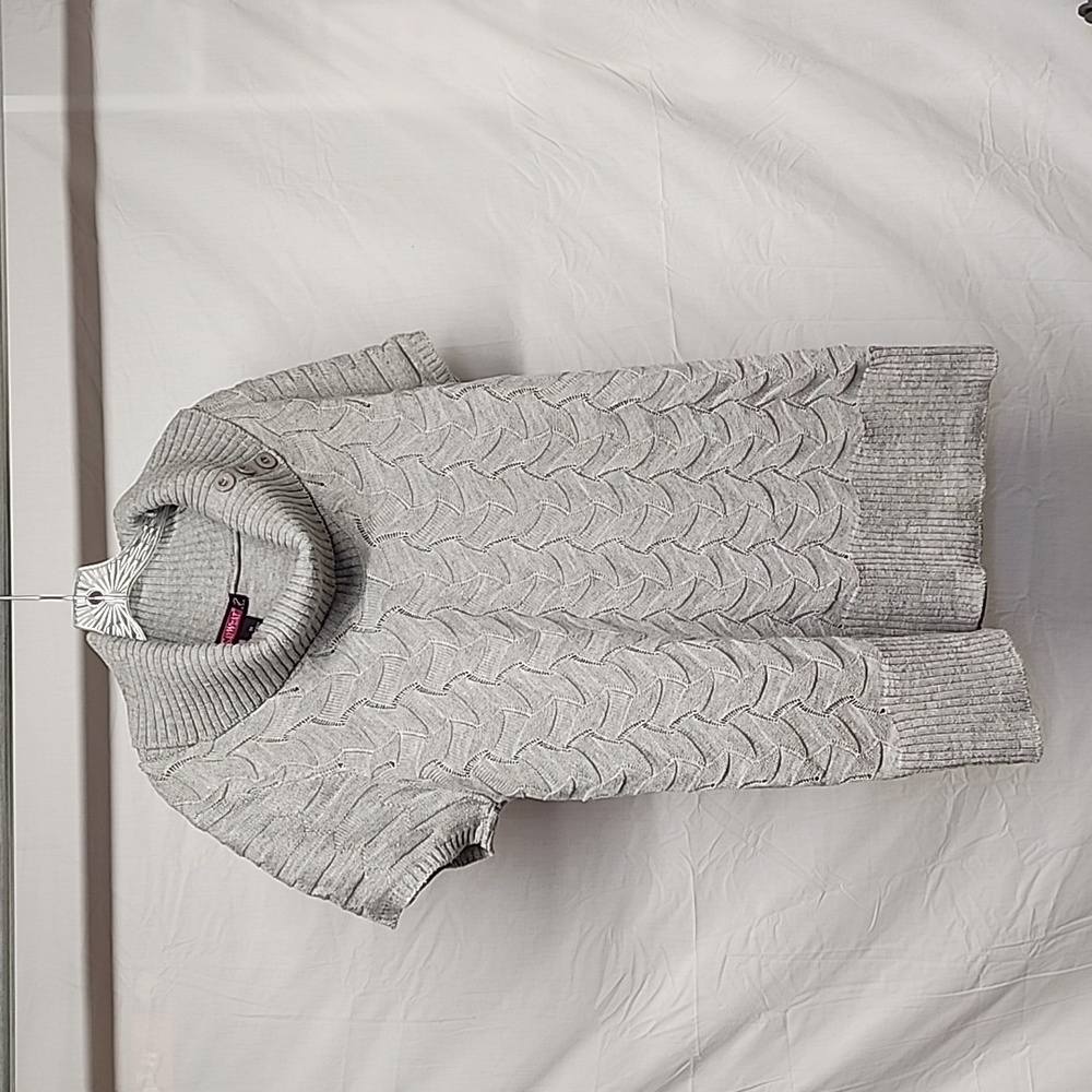 Say What? Gray Sweater.